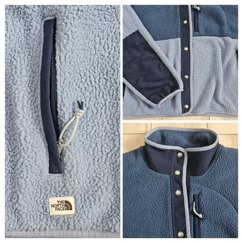 The North Face Cragmont Fleece Jacket Folk Blue Shady Summit Navy - Picture 8 of 14
